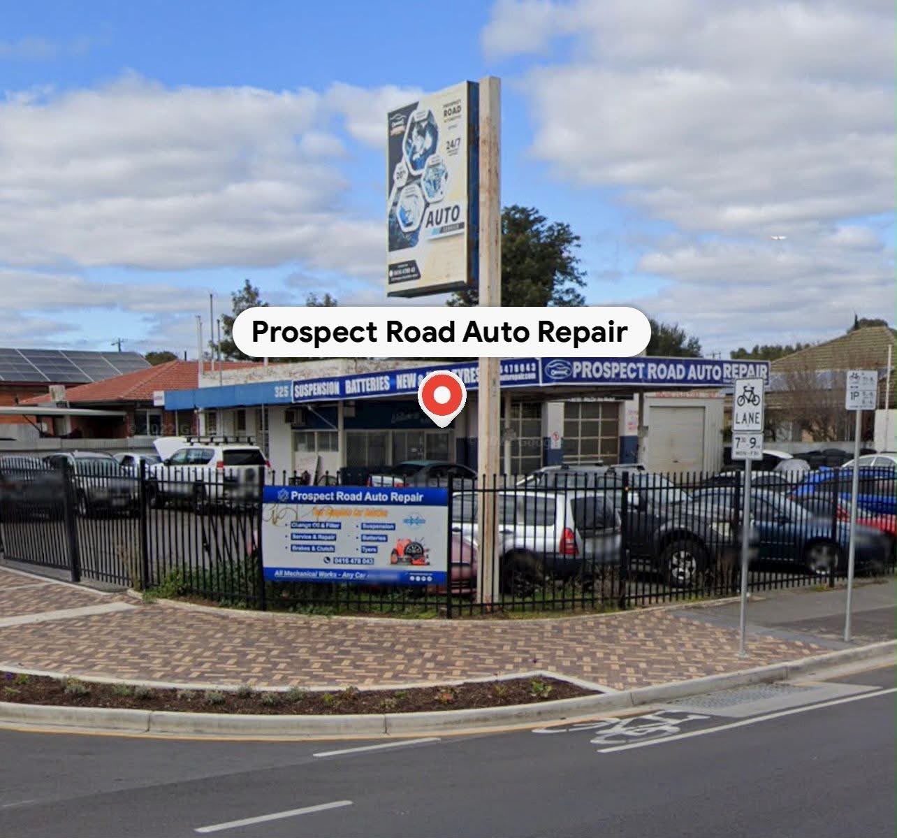 Prospect Road Auto Repair workshop exterior